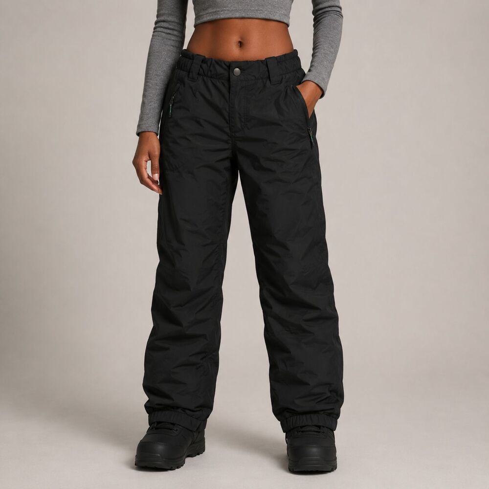HALTI DryMaxX Snow Ski Rain Pants Womens Medium Black Outdoor Winter Pockets